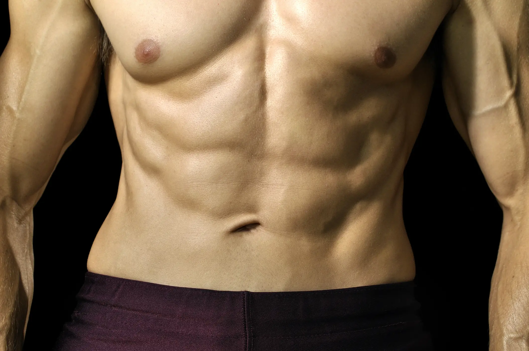 Muscular abs and torso