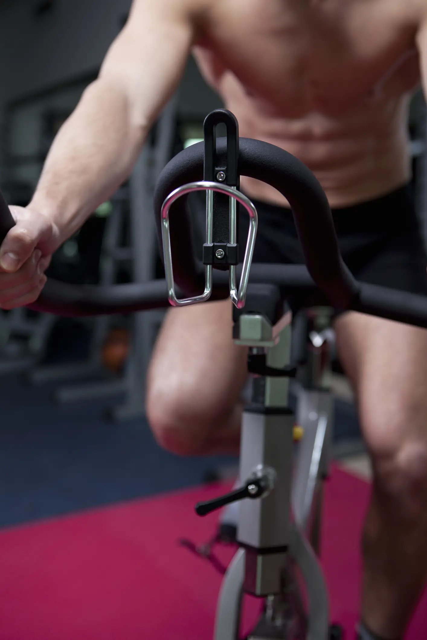 Riding a bike can help to define your six pack abs