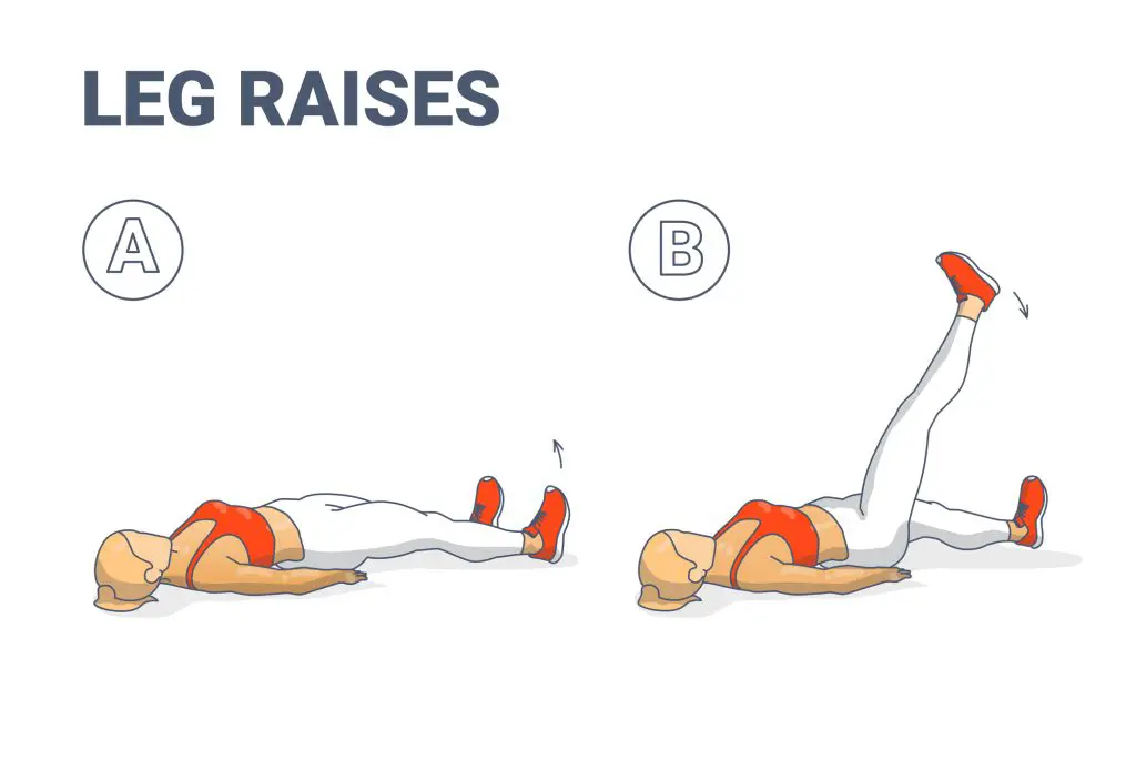 Leg Raise Exercise illustration