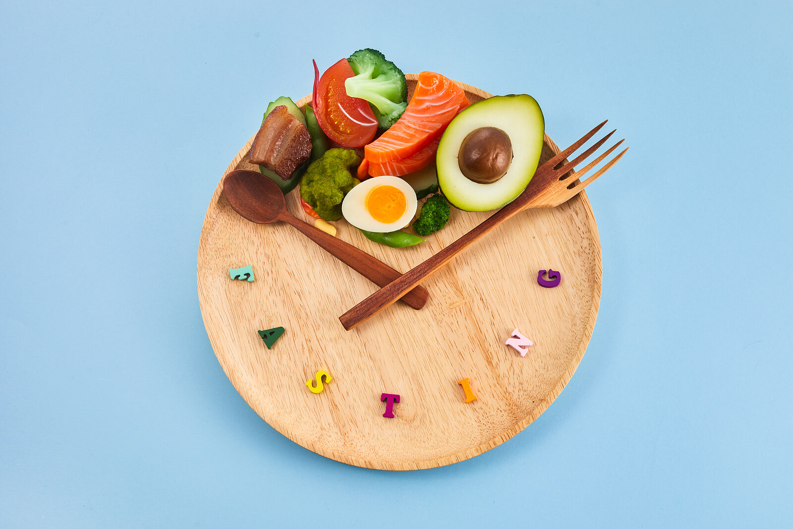 Intermittent Fasting. Healthy Breakfast, Diet Food Concept. Orga